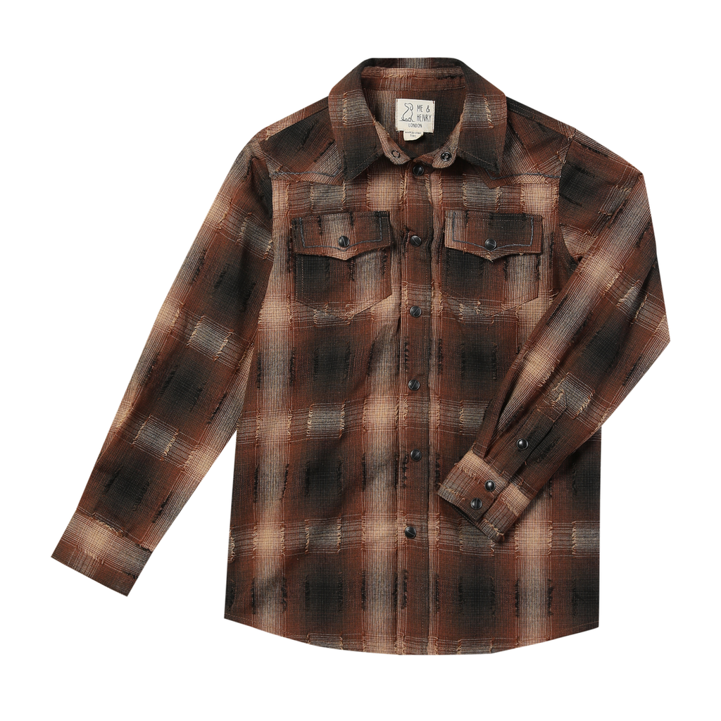 Boy Fringe L/S Pearl Snap Shirt