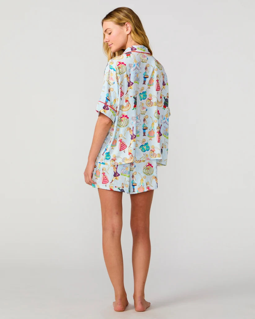 12 Days of Christmas, 2 pc Silky Set Pj's