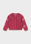 Floral Embroidered Cardigan