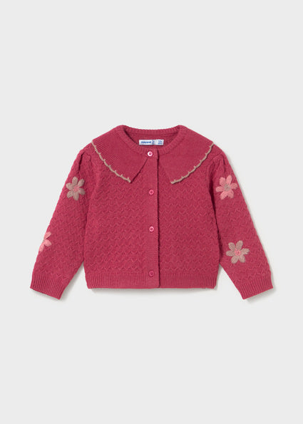 Floral Embroidered Cardigan