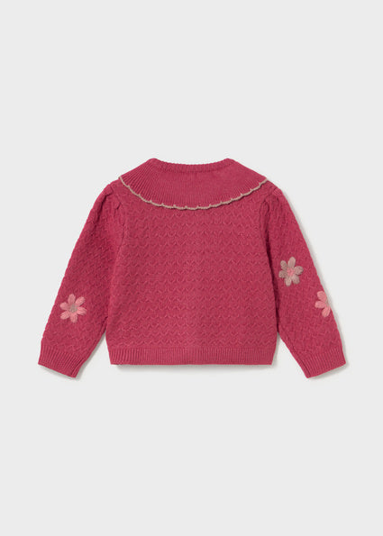 Floral Embroidered Cardigan