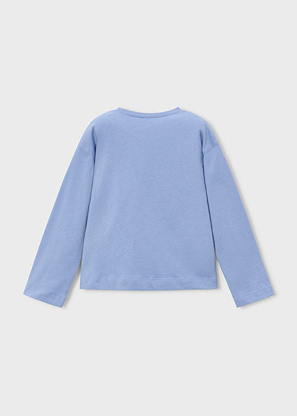 Long Sleeve Floral Pocket Tee