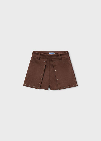 Junior Girl Faux Suede Short