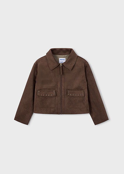 Faux Suede Jacket