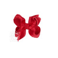 5.5" XLg Double Ruffled Hair Bow w/Alligator Clip