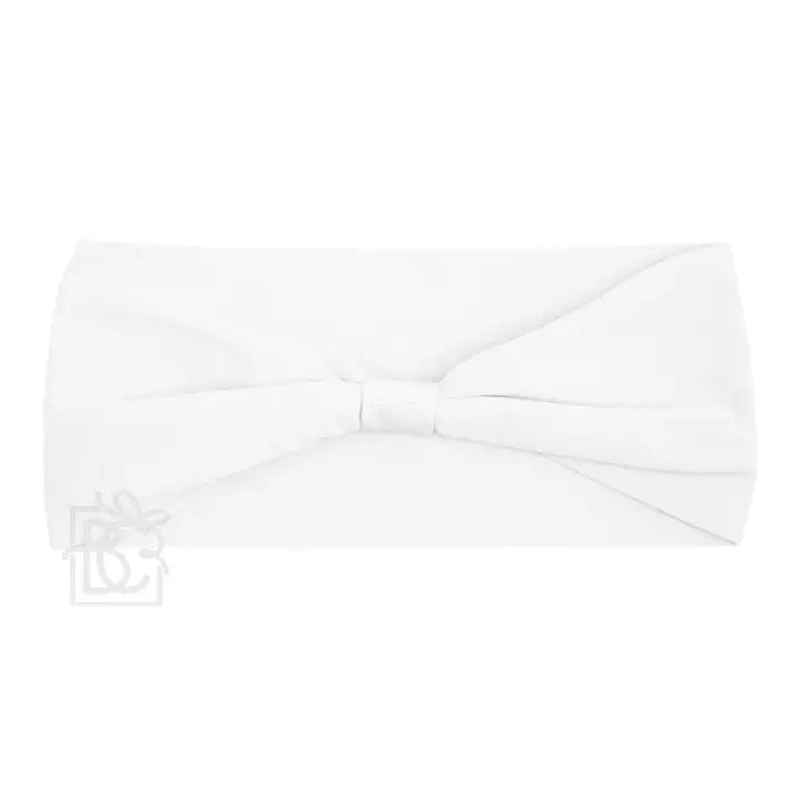 Wide  Nylon Stretchy Add-A-Bow Headband