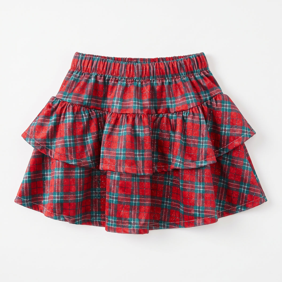 Tartan Ruffle Skirt