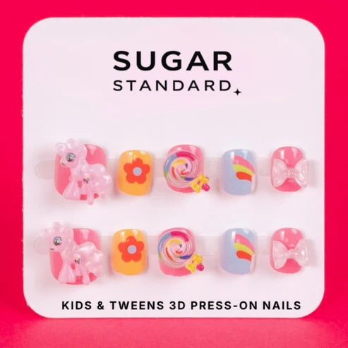3-D Press on Nails 5-8 years