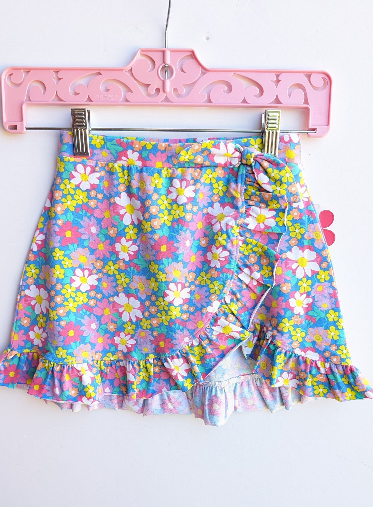 Junior All-Over Printed Floral Skort