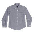 Boys Button Down   L/S Checked Shirt