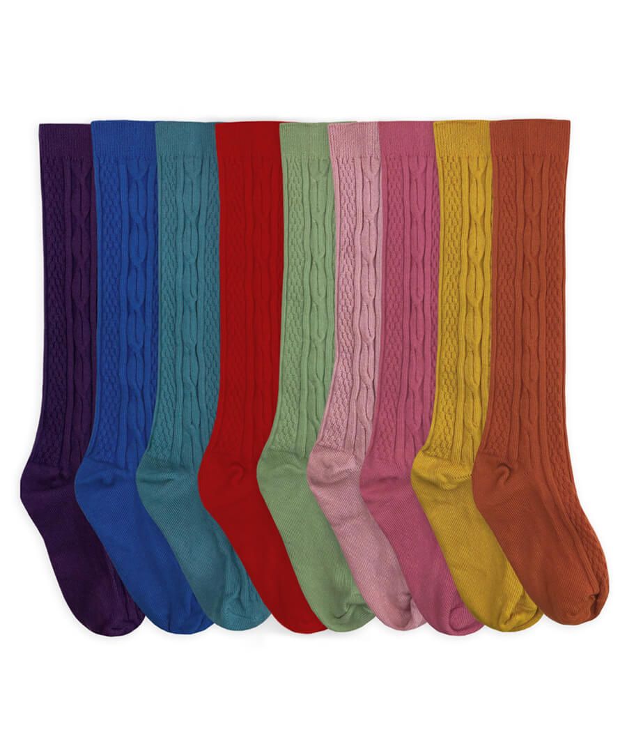 Cable Knee Socks