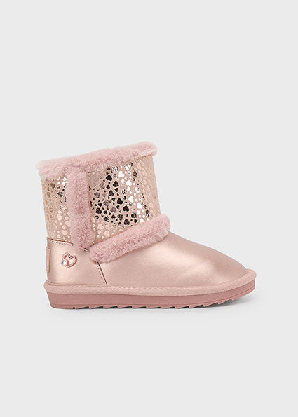 Girl Mid Calf Lined Boot
