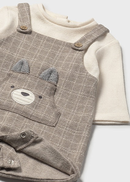 Bear Pocket dungaree & Top