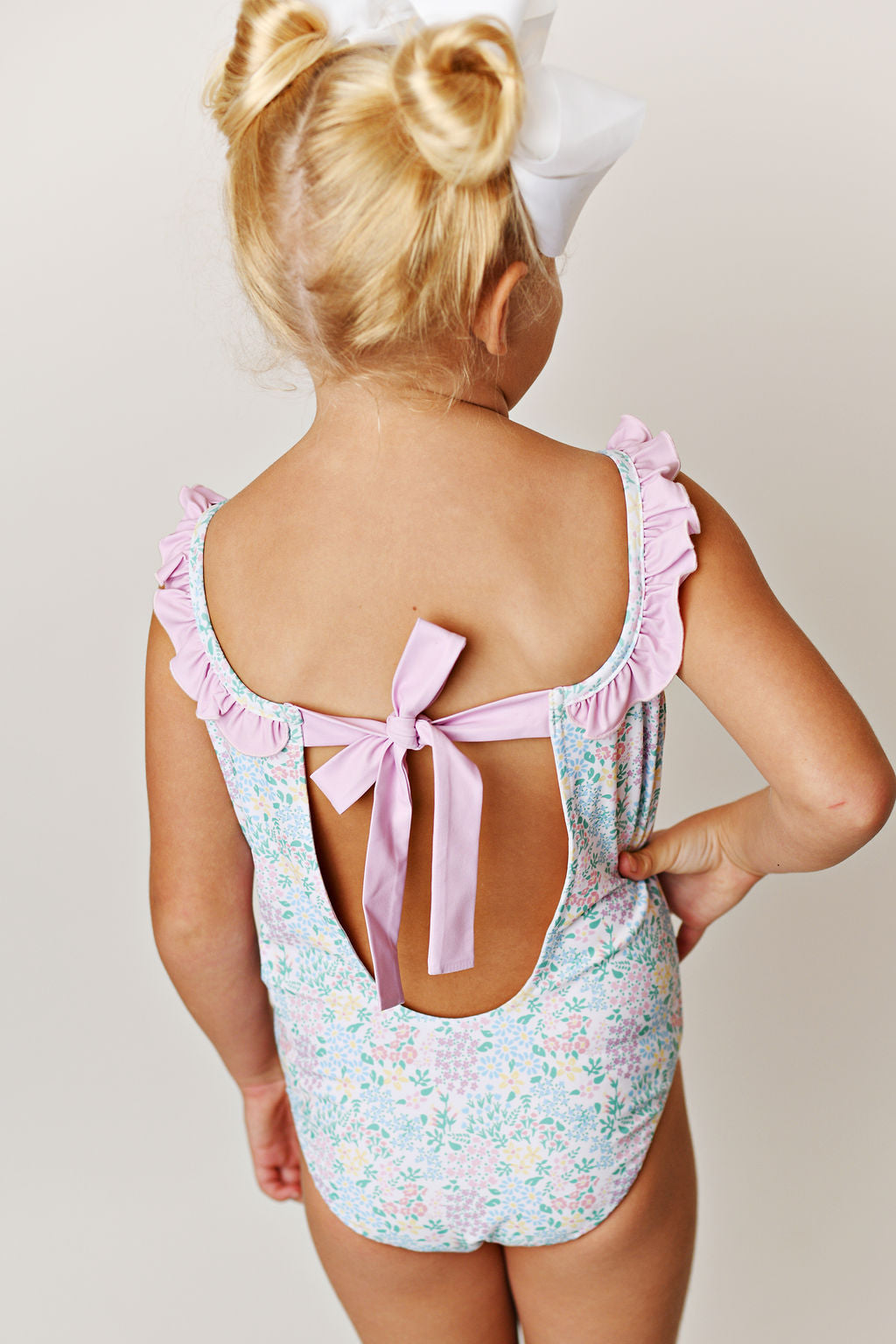 Girl Floral 1 pc Swimsuit