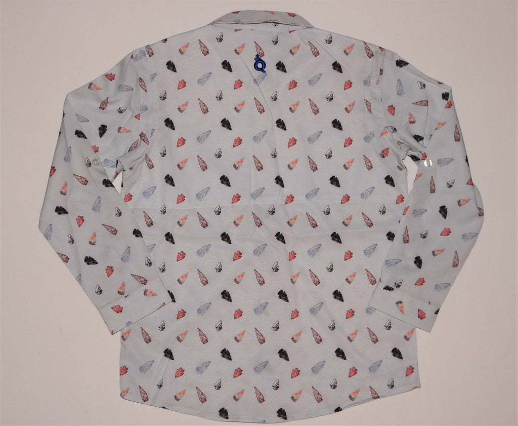 Boy's L/S Button Down , UPF 50 Shirt