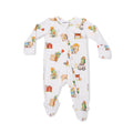 Baby Boy 2 Way Zipper Bamboo Footie