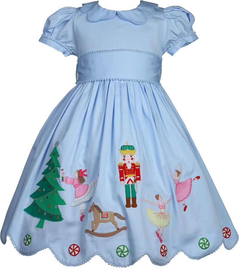 Nutcracker S/S Appliqued Dress