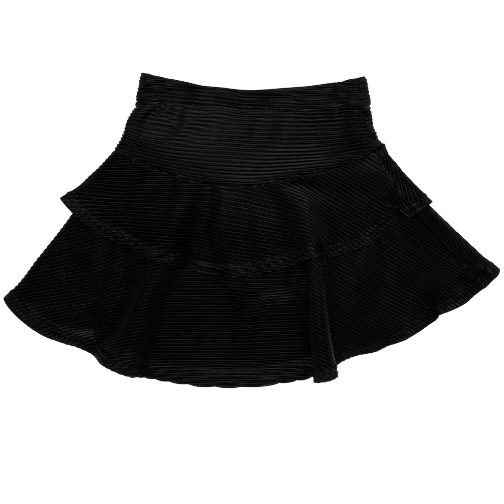 Metallic Ruffled Sport Skort