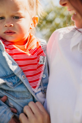 Copper Pearl Bandana Bibs