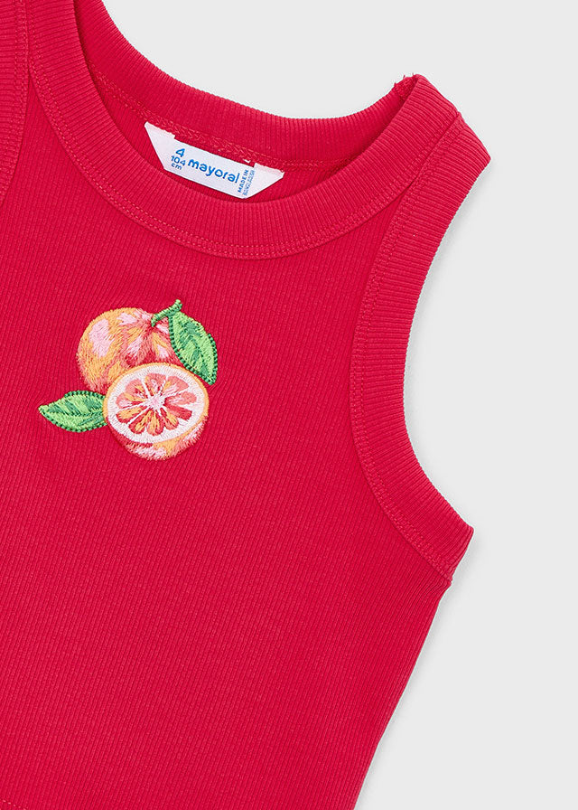 Girl's Persimon Tank Top