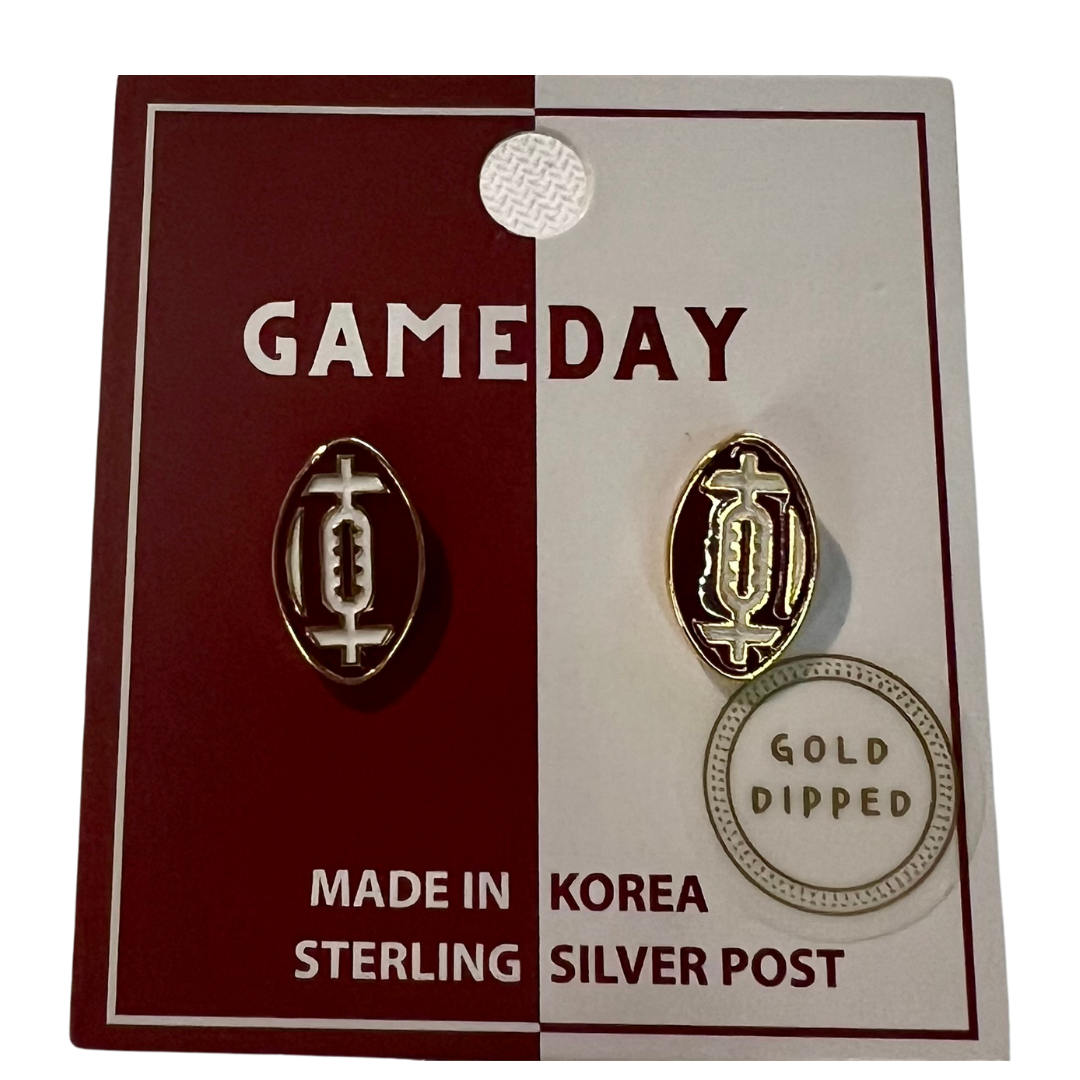 Football Earrings