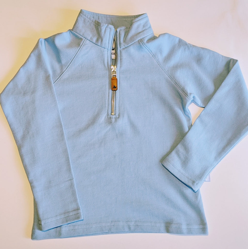 1/4 Zip Front Cotton Pullover