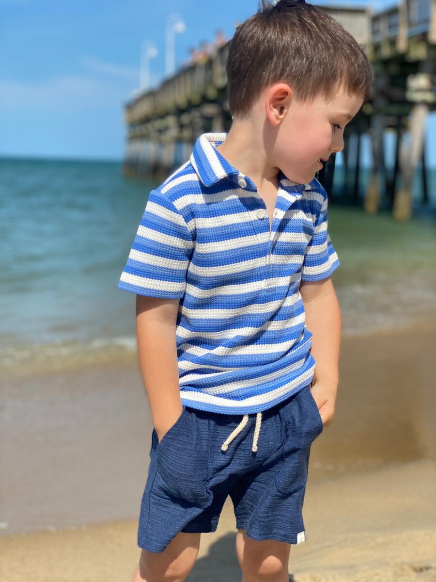 Boy Cotton Knit Short