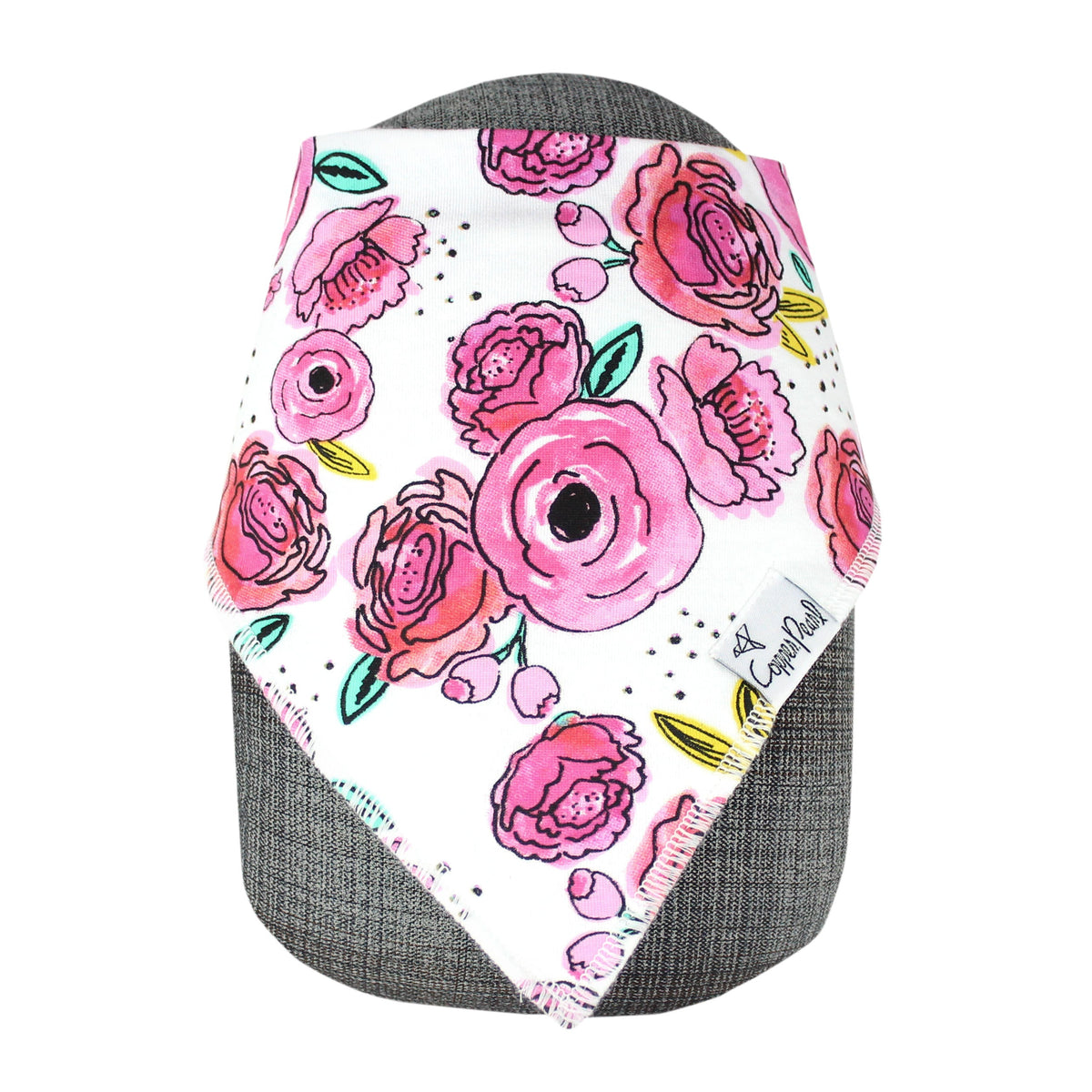 Copper Pearl Girl Bandana Bib