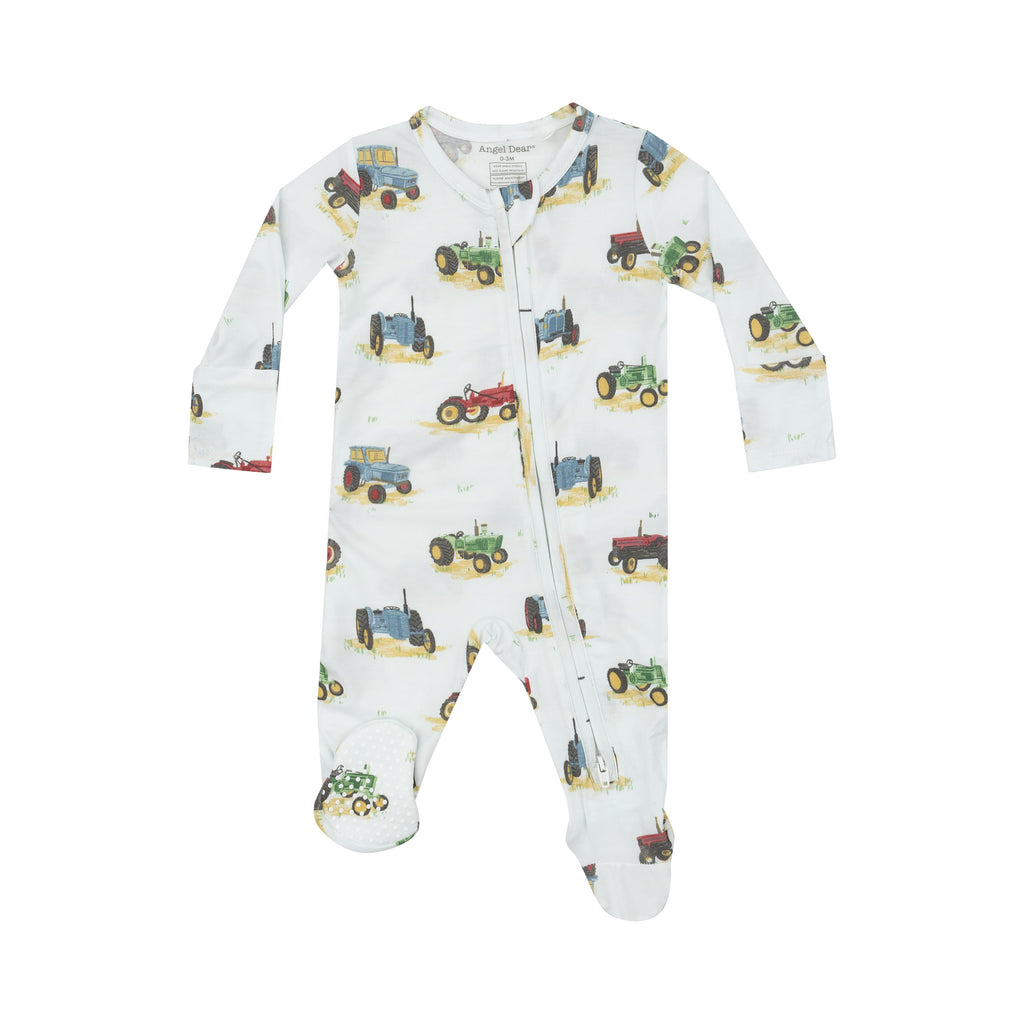 Baby Boy 2-way Zipper Footie Pj