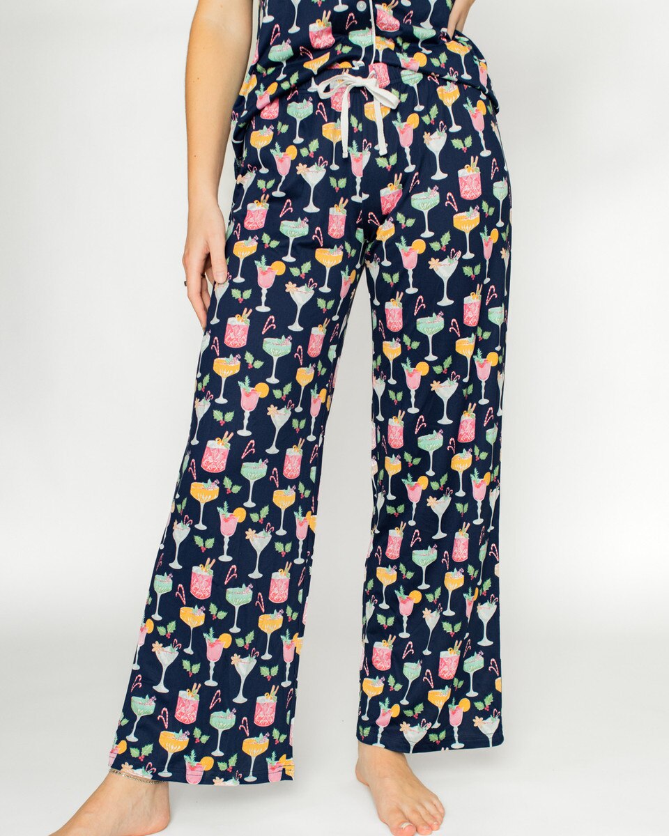 Holiday Festive Drink Sleep Pants
