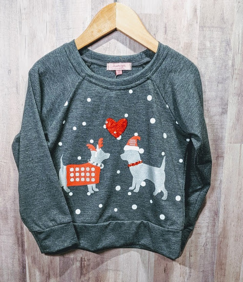 Girl's Graphic Christmas Tee's