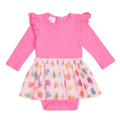 Long Sleeve Tutu Bodysuit