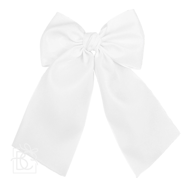 4.5" Opaque Satin Bow w/ Euro Knot