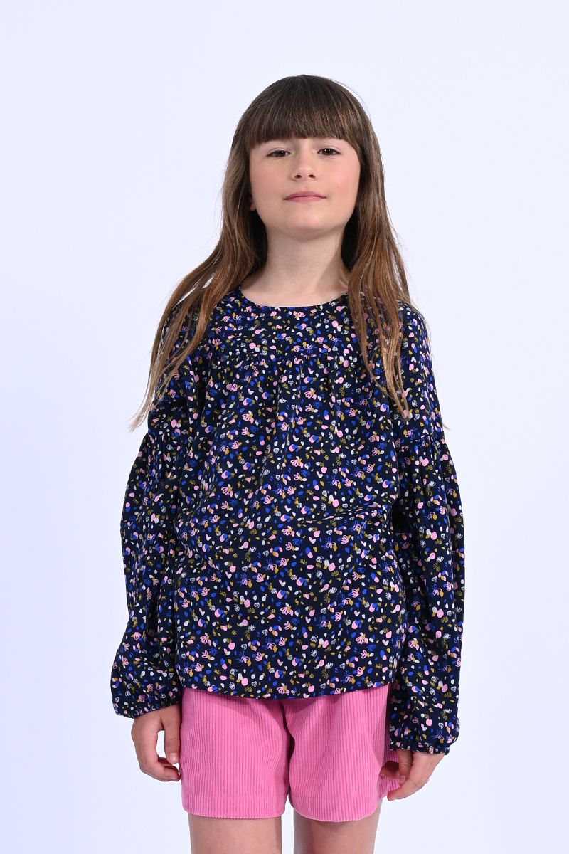 Junior Girl Woven L/S Blouse