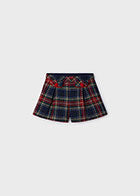 Girl Tweed Plaid Shorts
