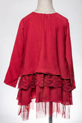 Tiered Lace/Ruffle Dress