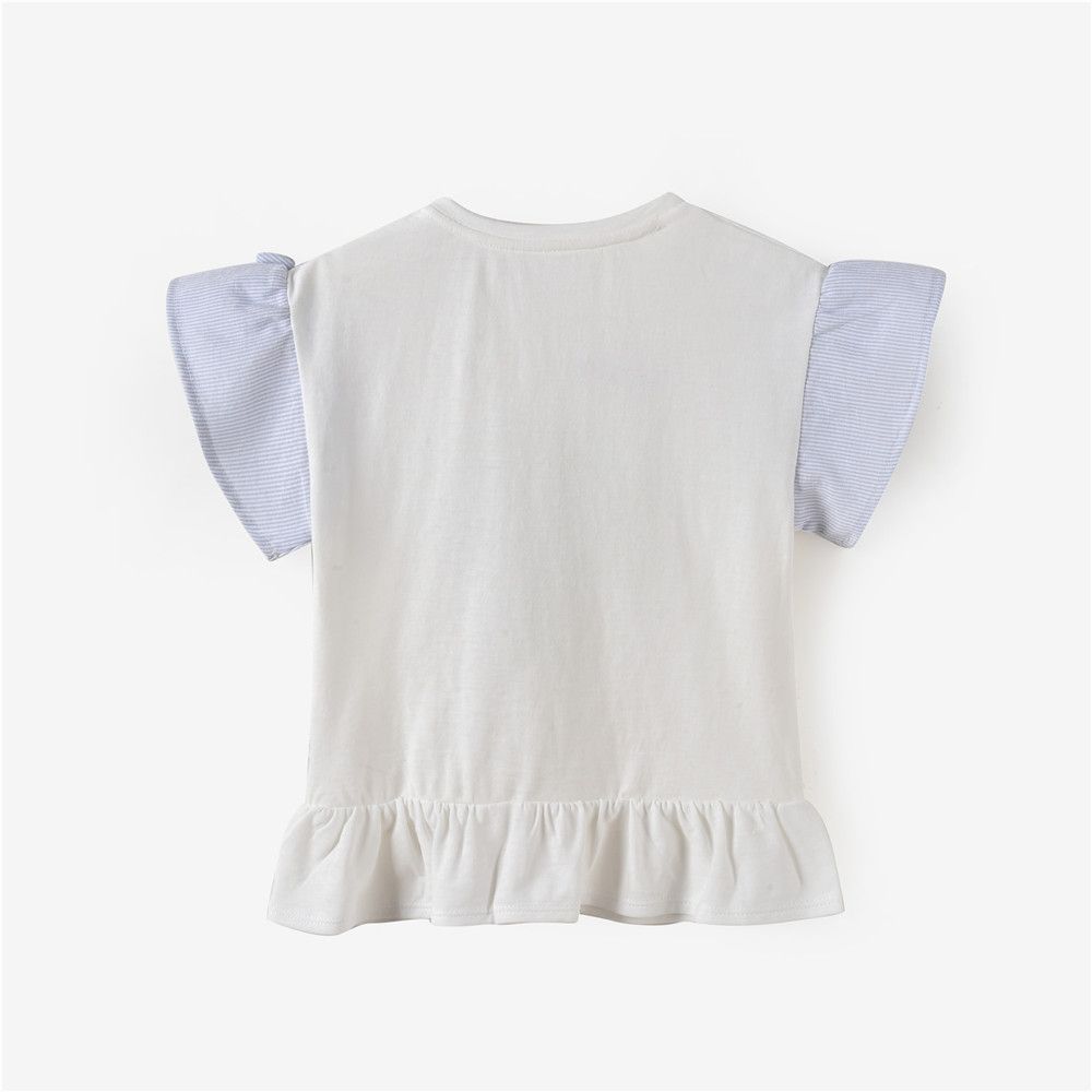 Vivian Ruffled Cap S/S Top