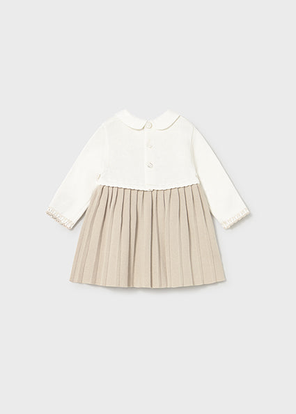 Baby Bi-colored L/S Knit Dress