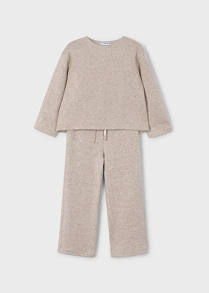 Girl Knit Pant Set