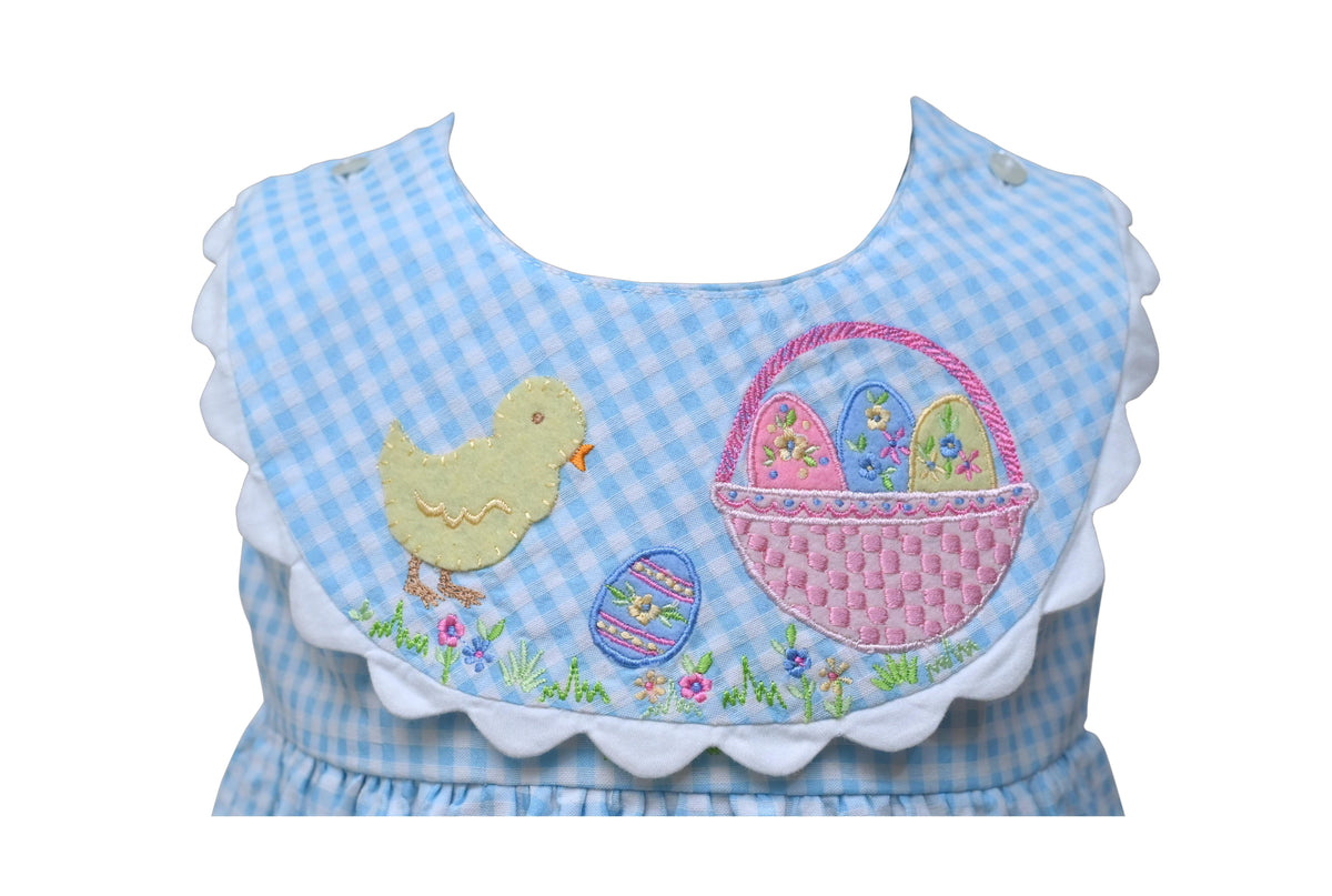 Baby/Toddler Reversible Collar Chick Girl Dress