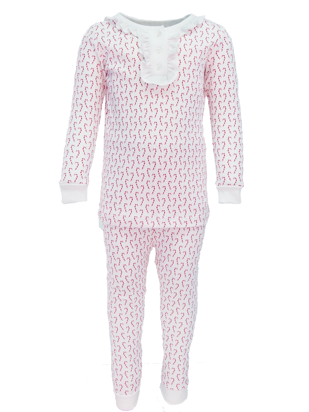 Girl's 2pc Pima Cotton Christmas PJ's