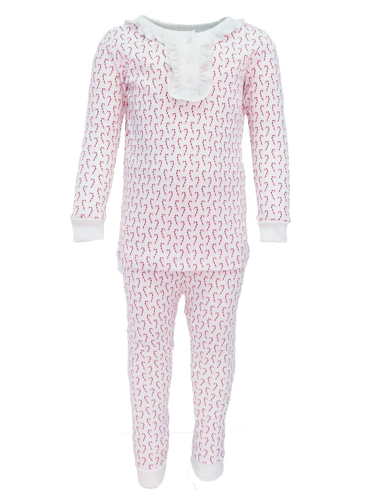 Girl's 2pc Pima Cotton Christmas PJ's