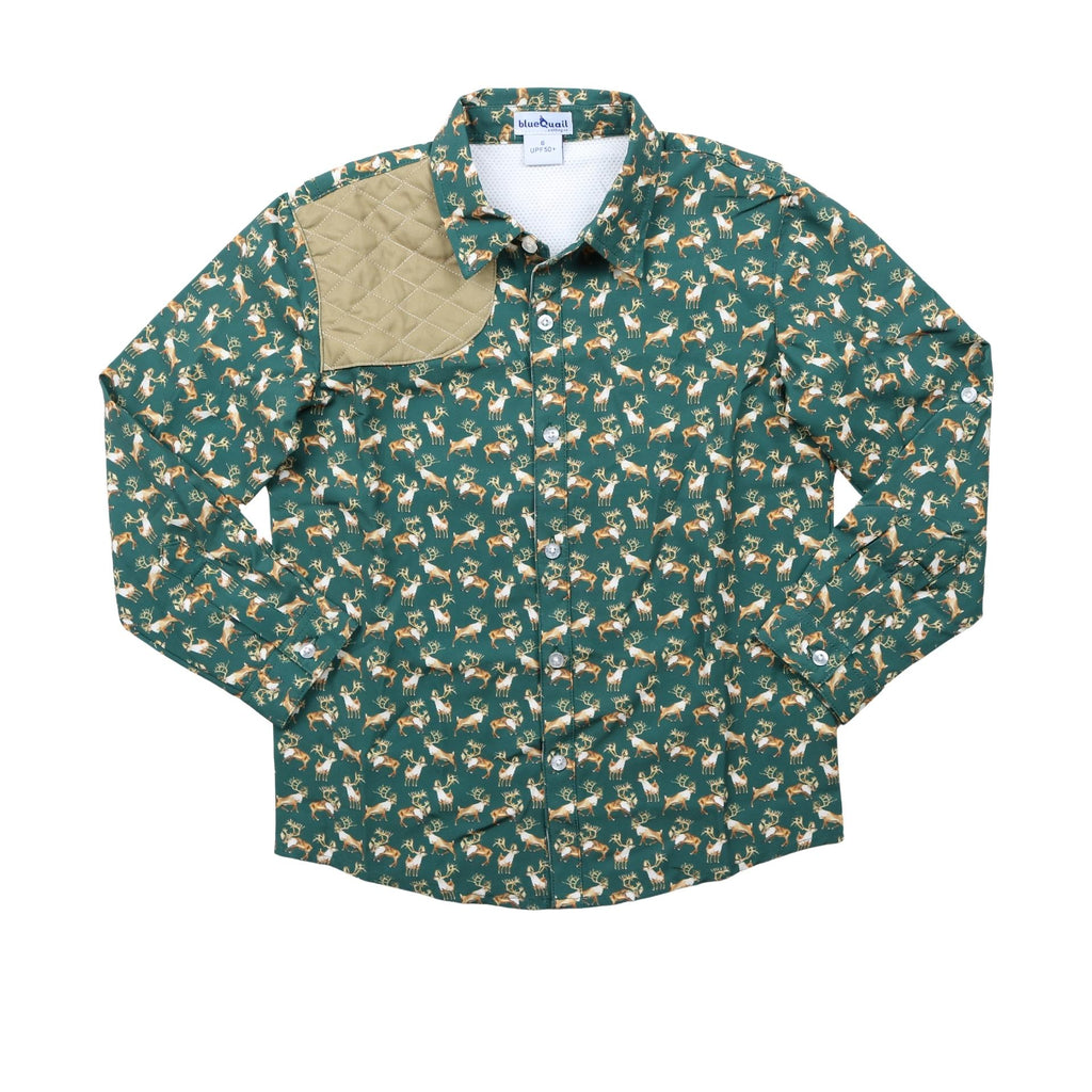 Boy's L/S Shoulder Patch Shirt