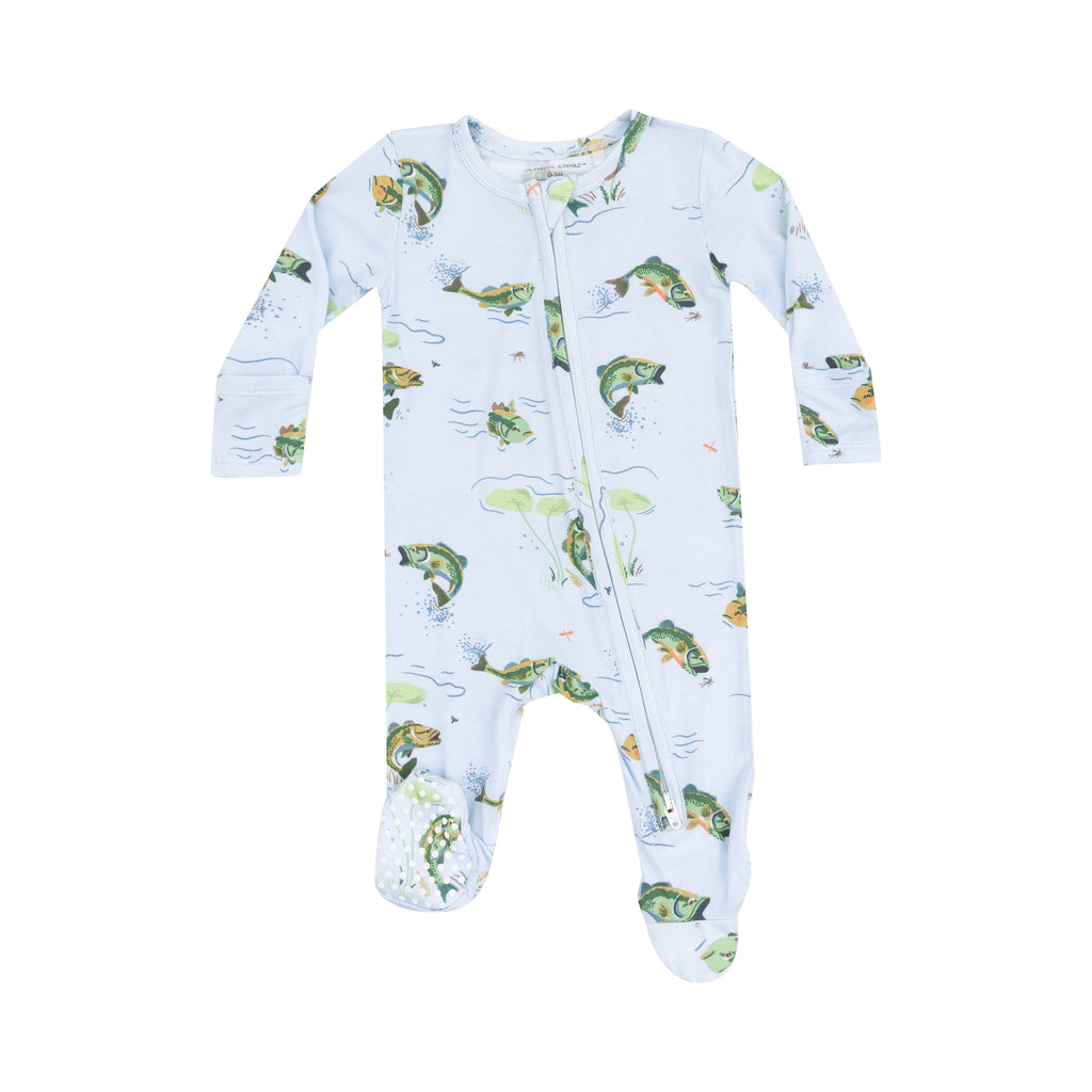 Baby Bamboo 2-Way Zipper Footie
