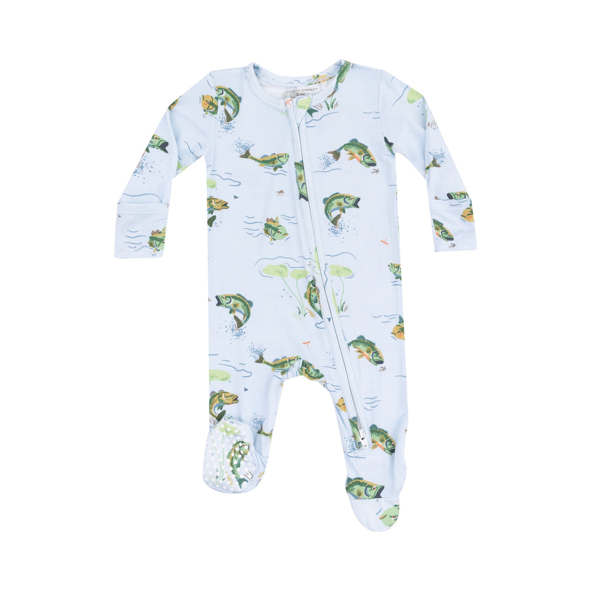 Baby Bamboo 2-Way Zipper Footie