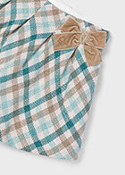 Check Skirt w/Bow
