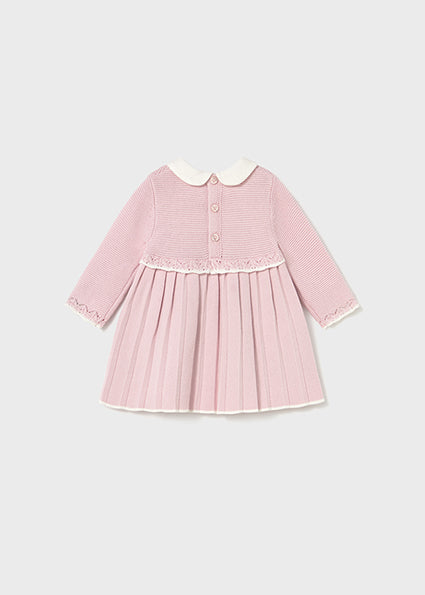 Baby Knit Pointelle L/S Dress