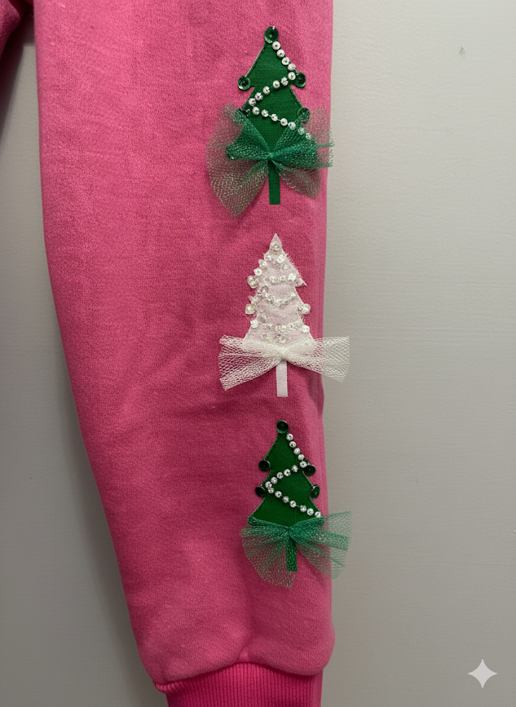 Holiday Girl "Grinchy" Sweatshirt/Jogger Set