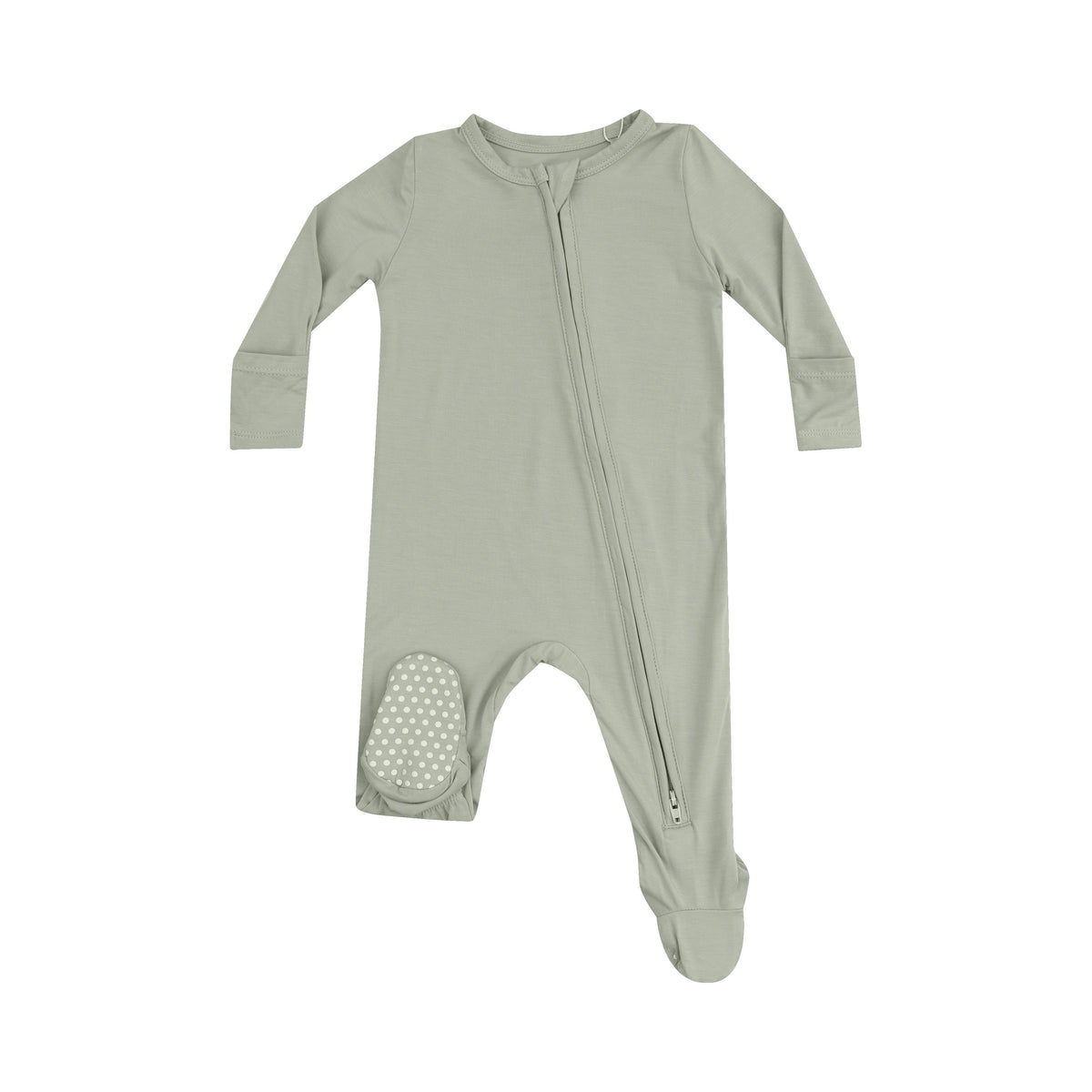 Basics Bamboo 2-Way Zipper Footie