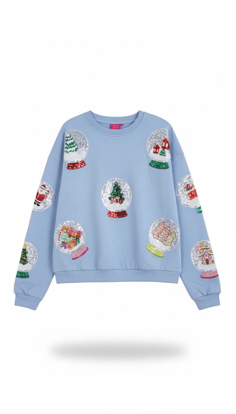 Junior Snow Globe Sweatshirt